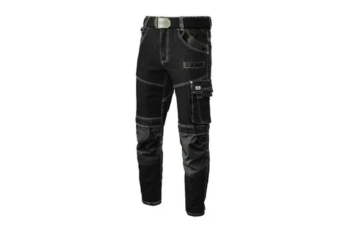Jeans-Arbeitshose STRETCH - Moderne Jeans-Arbeitshose STRETCH mit bequemen Schnitt und hervorragender Bewegungsfreiheit. Hergestellt aus hochwertigem Gewebe für den täglichen Einsatz und optimale Funktionalität.