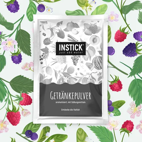 INSTICK Waldfrucht 1 Packung für 18 L zuckerfreies Getränk von Instick