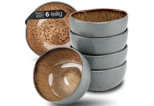 Moritz & Moritz ORGANIC Müslischalen Set 6-teilig in beige von Moritz & Moritz