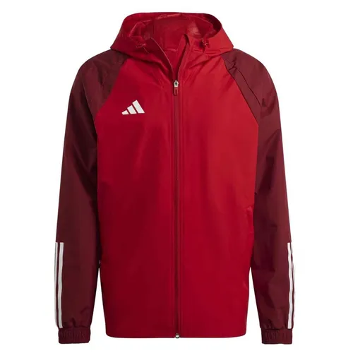 adidas Herren Allwetterjacke Tiro 23 Competition in rot von adidas