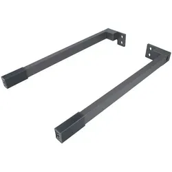 Ms Beschläge - Küchenschubladen-reling Set Weiß 450mm Metallreling Für Schubladenorganisation