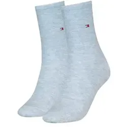 Tommy Hilfiger 2P Women Classic Casual Socks Hellblau Gr 35/38 Damen