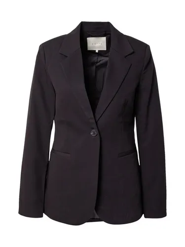 KAFFE Blazer KAsakura 42, Black Deep - Eleganter Damenblazer - Blazer für Damen mit 100% recyceltem Polyester, legerer Passform und klassischem Reverskragen für stilvollen Komfort im Alltag.