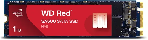 WD Red 1 TB NAS SSD M.2 SATA - Optimierte 2,5 Zoll SSD für effizienten Dauerbetrieb und superschnellen Zugriff mit bis zu 560 MB/s Lese- und 530 MB/s Schreibgeschwindigkeit