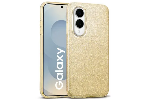 CoolGadget Handyhülle Glitzer Glamour Hülle für Samsung Galaxy S25 Edge 6,7 Zoll, Slim Case mit Glossy Effect Schutzhülle für Samsung S25 Edge Hülle