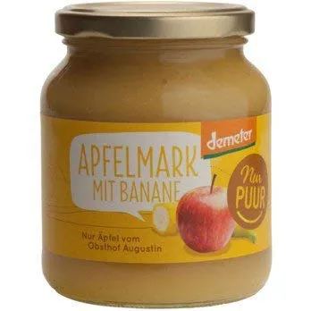 Apfelmark ungesüßt mit Banane 360g