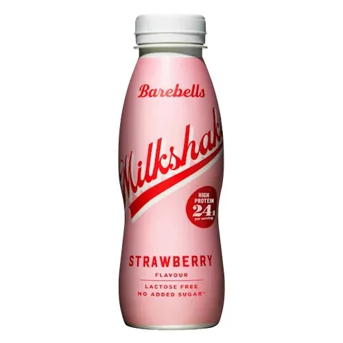 Barebells Milkshake Strawberry (8 x 0,33 Liter PET-Flaschen)