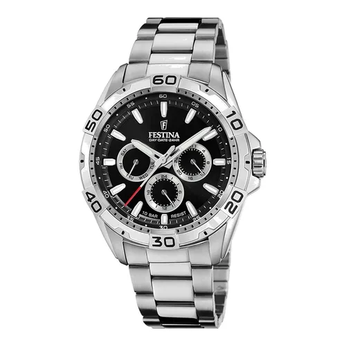 Festina Herren Analog Quarz Uhr F20623/4 - Armbanduhren für Herren mit hochwertigem Edelstahlarmband, wasserdicht bis 10 bar und elegantem Design für jeden Anlass.
