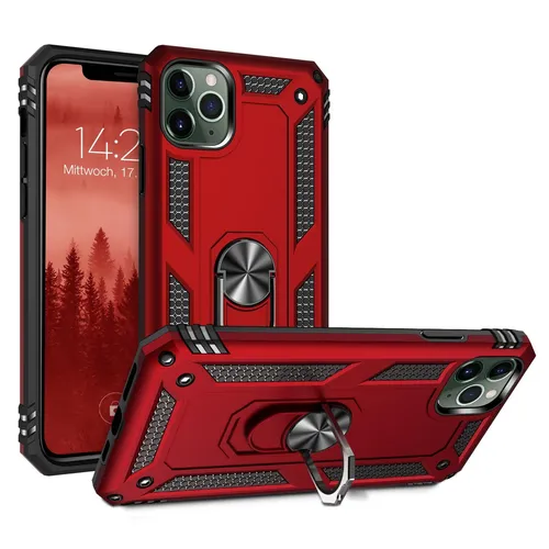 Handy Hülle für Apple iPhone 11 Pro Max Handyhülle Schutz Cover Case Rot