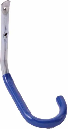 Mottez B012G Fahrradhaken Ø 16 mm mit Kunststoffbezug, blau in blau von Mottez