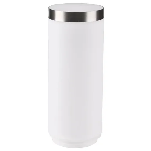 Gartenlampen Schirm weiß satiniert Rohr-Ring von Polux