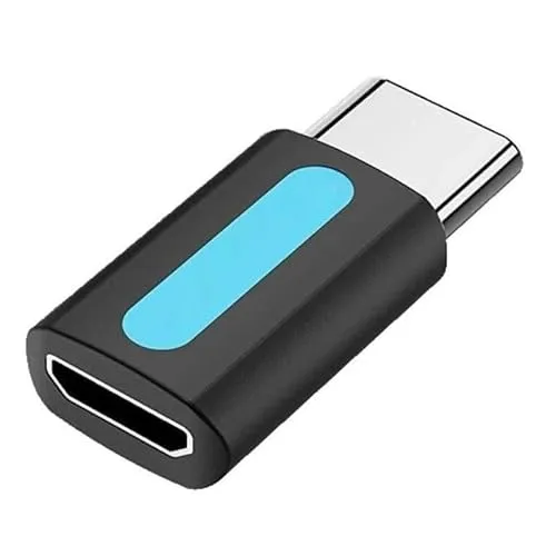 Adapter USB-C-Stecker auf Micro-USB-Buchse, 5 Gbit/s Übertragung, Robustes Material, ideal zum Laden und Daten auf mobilen Geräten