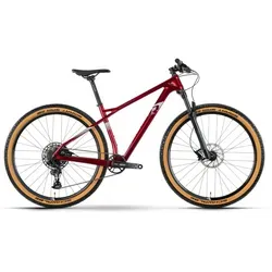 RAYMON HardRay 7.0 - Deepred/White 40cm - Mountainbike mit optimaler Optik und Ausstattung, ideal für Abenteuer und neue Wege.