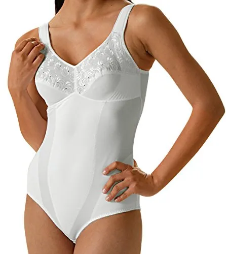 Speidel Korselett mit doppelt gearbeiteter Bauchpartie in Weiß - Korsagen & Bustiers für Damen, bietet extra Unterstützung für eine schlanke Silhouette und hohen Tragekomfort.