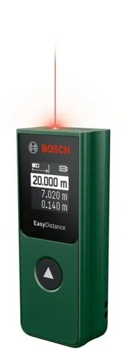Bosch EasyDistance 20C Laser-Entfernungsmesser - Messgeräte, präzise Messung bis 20m mit beleuchtetem Display und praktischer Speicherfunktion für einfache Nutzung.