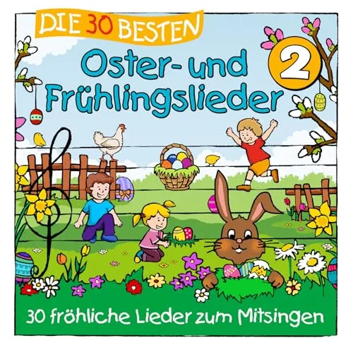 DIE 30 BESTEN OSTER- UND FRÜHLINGSLIEDER 2 - CD - Beliebte Kinderlieder für fröhliche Frühlingsfeiern, ideal für die ganze Familie. Erleben Sie die besten Hits von Simone Sommerland und Karsten Glück auf dieser hochwertigen CD.