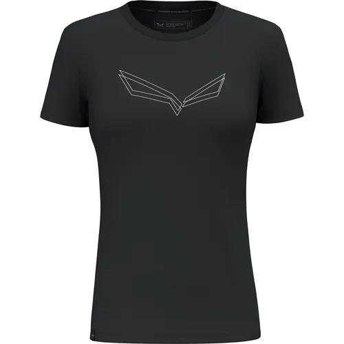 Salewa Damen Pure Eagle Frame Dry T-Shirt (Größe S, schwarz)