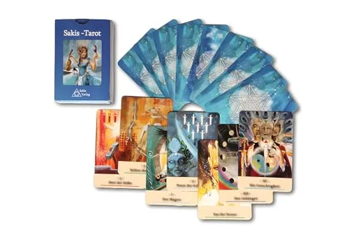 Sakis-Tarot Kartenset der neuen Zeit – Für Einsteiger & Fortgeschrittene - Finde Klarheit auf deine Lebensfragen - inkl. Gutschein für eine kostenlose 15 Minuten Telefonberatung