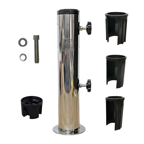 Edelstahl Standrohr Ersatz Schirmhalter für Granitständer Sonnen Schirm Ständer