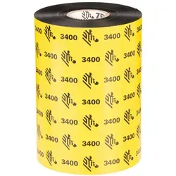 Zebra Ribbon 3400 Wax/Resin (03400BK15645) von Zebra