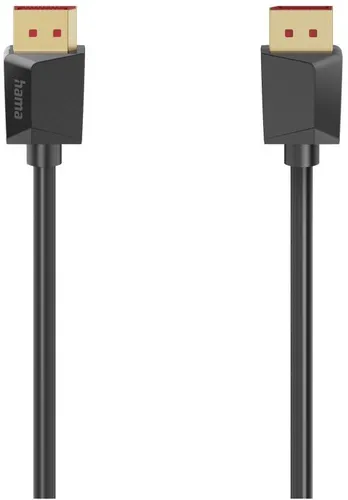 Hama 00200795 DisplayPort Kabel - 2 m langes DisplayPort Kabel, unterstützt 7680 x 4320 Pixel für gestochen scharfe Bildqualität, ideal für Gaming und hochauflösende Displays.