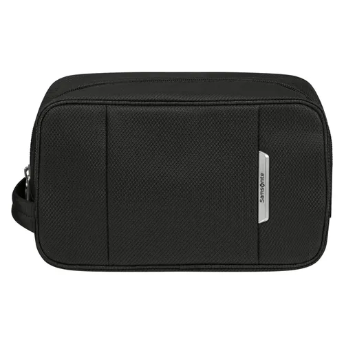 Samsonite Respark Toilet Kit - Ozone Black 23 cm - Reisetasche mit umweltfreundlichem Design, hergestellt aus recycelten Materialien für nachhaltige Reisen und optimalen Komfort.