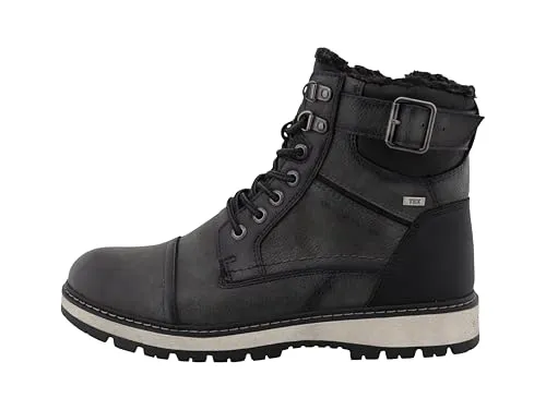 Tom Tailor Herren 4280210011 Mode-Stiefel, Coal, 45 EU - Wanderschuhe, warm und modern für optimalen Komfort bei Outdoor-Aktivitäten.