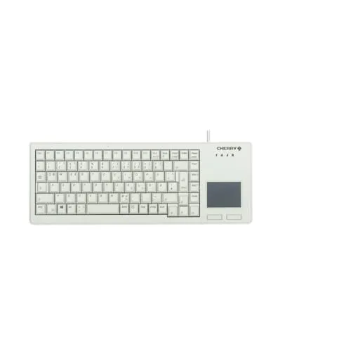 CHERRY TAS G84-5500LUMEU-0 Touchpad Tastatur - Tastatur mit integriertem Touchpad, ideal für komfortables Arbeiten und platzsparend für unterwegs.