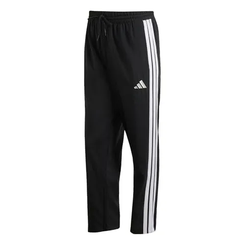 adidas Sportswear Sporthose M STNFRD OPT 3S - Stanford Trainingshose mit drei Streifen - Trainingshose für sportliche Aktivitäten, aus 100% Polyester, ideal für Laufen, mit Kordelverschluss und stylischem Design in Black/White.