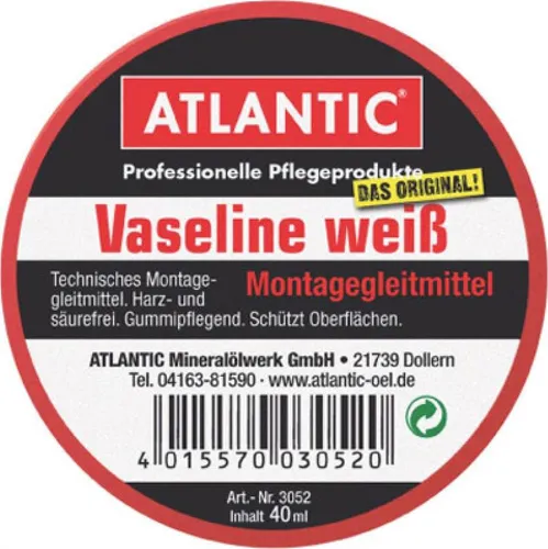 Atlantic Pot Witte Vaseline 40G