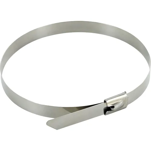 Schwaiger Kabelbinder Edelstahl 0.25m 10 Stück (Metallkabelbinder, 250 mm, 10 Stk.) (SOKB2510)