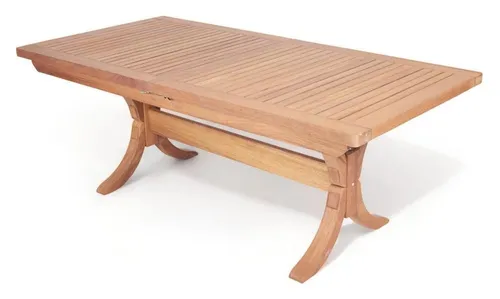 Klapptisch aus Holz - Ausziehbarer Esstisch für den Garten - Moderner Klapptisch aus Holz, ideal für den Garten. Mit einer Länge von 140 cm und ausziehbar für mehr Platz. Leicht zu reinigen und perfekt für gesellige Runden.