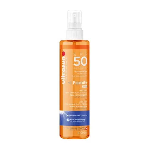 ultrasun Family Wet Skin Sun Protection Spray SPF 50 von Ultrasun AG