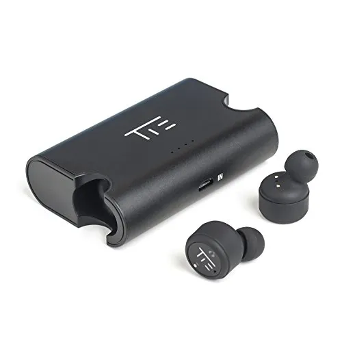 TIE Studio Studio 19-90029 Bluetooth 4.2 Truly PRO (X2T) True Wireless Kopfhoerer In Ear Noise Cancelling, Schwarz, 1 x 1 x 1 cm