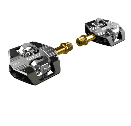 Tatze MTB MC-Fly Titan SPD Pedal - Fahrradpedale mit leichtem Titan-Design, ideal für Mountainbiker, die Wert auf Effizienz und Performance legen.