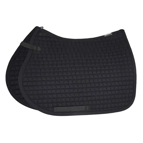 Eskadron Schwarz DL Schabracke Cotton - Sattelunterlagen aus hochwertiger Baumwolle, ideal für optimalen Komfort und Schutz beim Reiten.