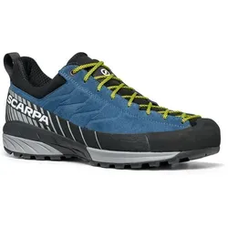 Scarpa Mescalito Ocean/Gray (45,5) - Technischer Zustiegsschuh - Wanderschuhe für lange und technische Zustiege, ideal für Klettereien. Stabil und schützend mit optimalem Fußklima dank 37.5 by Cocona.