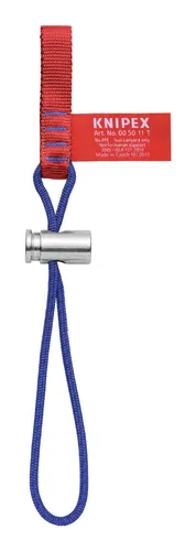 Knipex Adapterschlaufe TT bis 6 kg - 00 50 11 T BK - Werkzeugsicherungen, robust und ideal für die sichere Befestigung von Werkzeugen bis 6 kg.