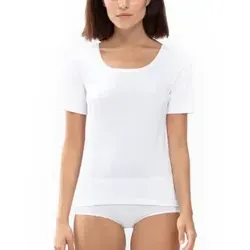 Mey Kurzarmshirt Superfine Organic Rundhals 3XL - Unterhemden aus 92% Baumwolle und 8% Elasthan, schmale Passform für optimalen Tragekomfort, ideal für einen lässigen Look.