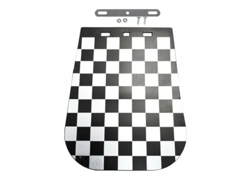Spritzlappen Schutzblech Gummi Flagge Groß passend für Zündapp Hercules Kreidler Simson Sachs Vespa Piaggio Mofa Moped Mokick Spritzschutz Schmutzfänger Schmutzlappen