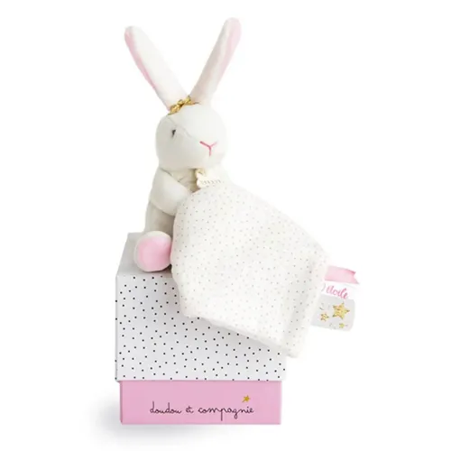 Hase Stern mit Schmusetuch 10cm | Poudre de Perlidou | 8903513 | DOUDOU