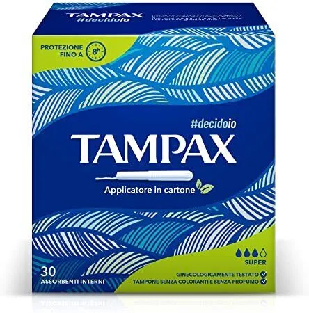 Tampax Blue Box Super 30 Interne Absorptionsmittel von FATER SpA