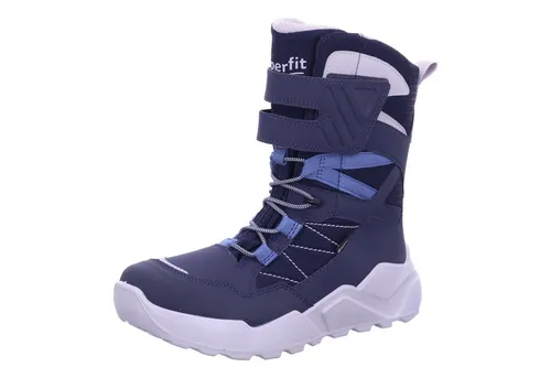 Superfit Rocket - Warm gefütterte Gore-Tex Schneestiefel in Blau/Hellgrau, 38 EU - Wanderschuhe mit wasserfester Gore-Tex Membran und warmem Futter, ideal für kalte Wintertage und Outdoor-Abenteuer.