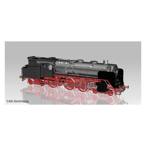 Piko H0 50705 Dampflok BR 62 der DR - Modelleisenbahn Lokomotive mit filigranem Design, hervorragenden Fahreigenschaften und digital schaltbarem Sound-Decoder für ein realistisches Spielerlebnis.