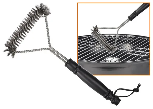 Grillreinigungsbürste Edelstahlborsten 30 cm Bürste für Grill 95000503