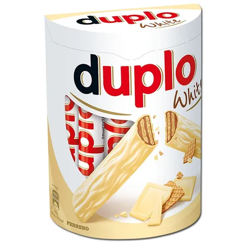 Ferrero Duplo White, Riegel, Schokolade, 10er Packung 18,41€/1kg