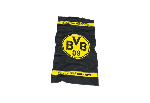 BVB Handtuch BVB-Handtuch Emblem 50x100 cm, Baumwolle (Packung, 1-St)