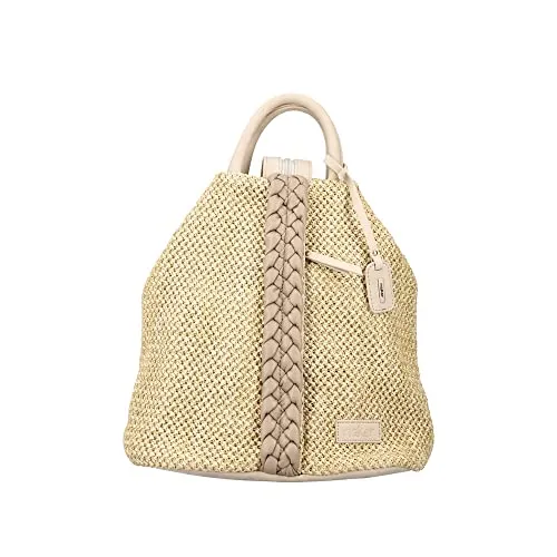 Rieker Damen Tasche H1085 - Damen-Schultertaschen mit großem Riemen in Flechtoptik für einen modischen Look.