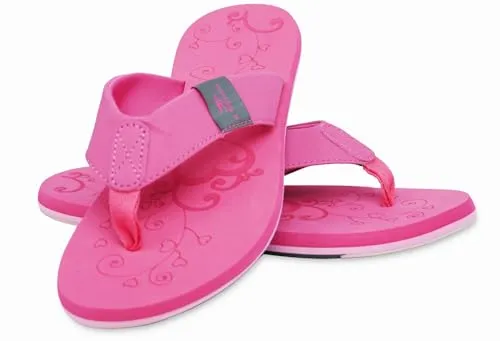MADSea Damen Zehenstegpantolette Beach Woman | Zehentrenner Flip Flop Thong Sandale Badelatschen | Sommer Strand Pink, fuchsia multi, 38 EU
