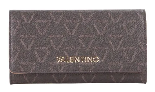 VALENTINO Lady Re Wallet Moro/Naturale - Damen-Geldbörse mit vielen Fächern für optimale Ordnung, elegantes Design und ideale Maße: 19,5 x 10,5 x 3,5 cm, perfekt für den Alltag.
